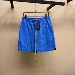 Rhude Electric Blue Athletic Shorts